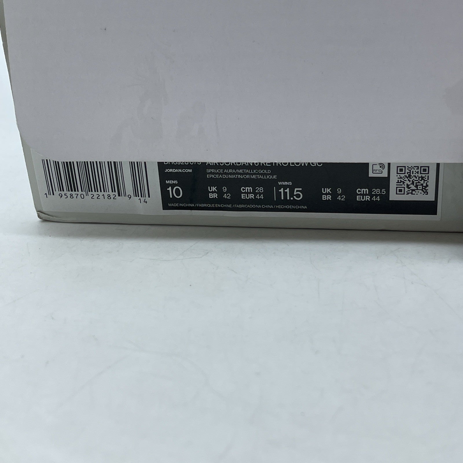 Size 10 - Air Jordan 6 Low Lunar New Year