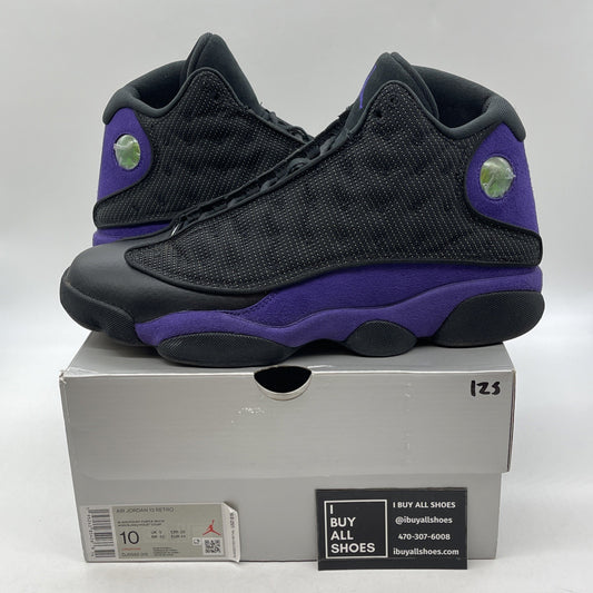 Size 10 - Jordan 13 Retro Court Purple Black Suede Leather (DJ5982-015)