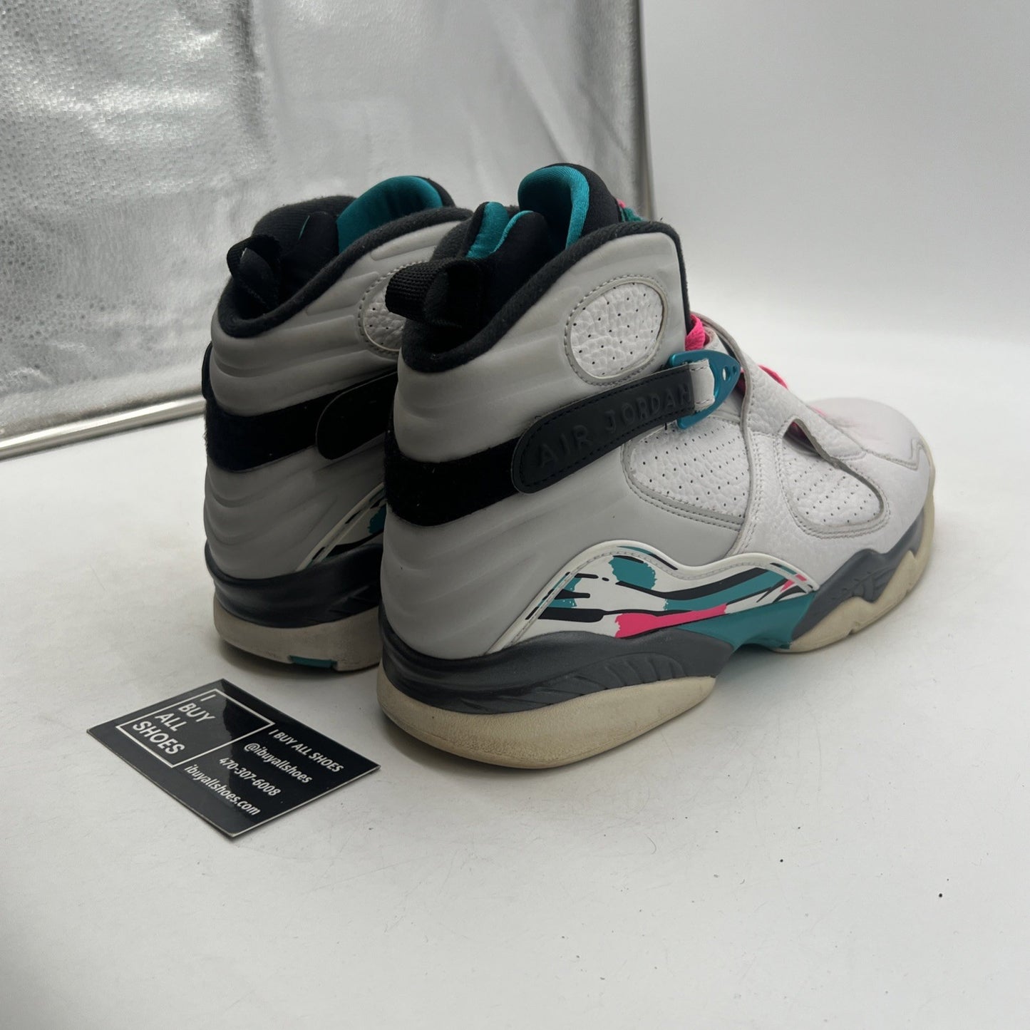 Size 9 - Air Jordan 8 Retro South Beach (305381-113)