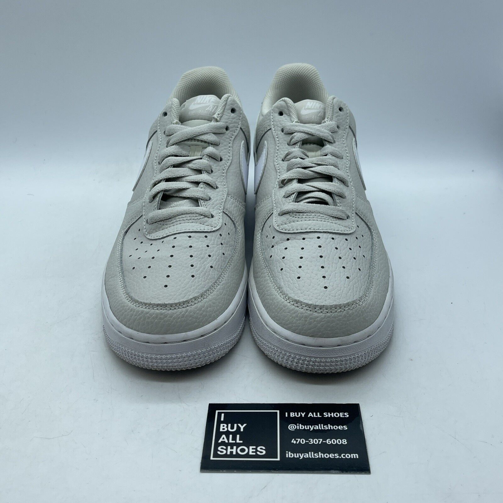Size 10 - Nike Air Force 1 '07 Light Bone White Tan Leather (CT2302-001)