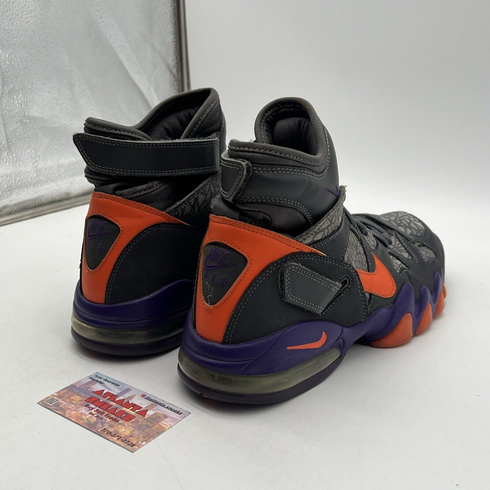 Size 11 - Nike Air Max 2 Strong Gray Suede Orange Purple Leather (CW5458-100)