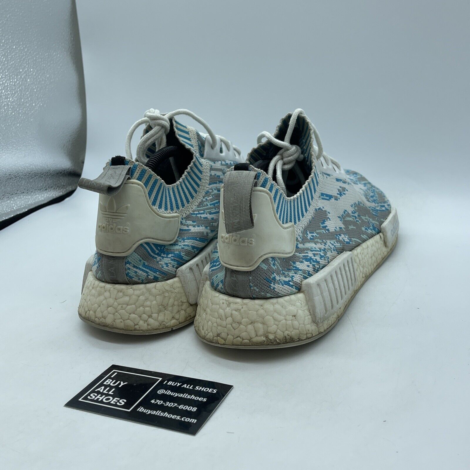 Size 11.5 - adidas Sneakersnstuff x NMD_R1 Primeknit Datamosh Suede (BB6364)