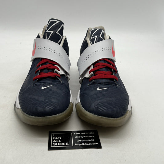 Size 14 - Nike ID KD 4 Custom Basketball Sneakers Mens Athletic Blue Red