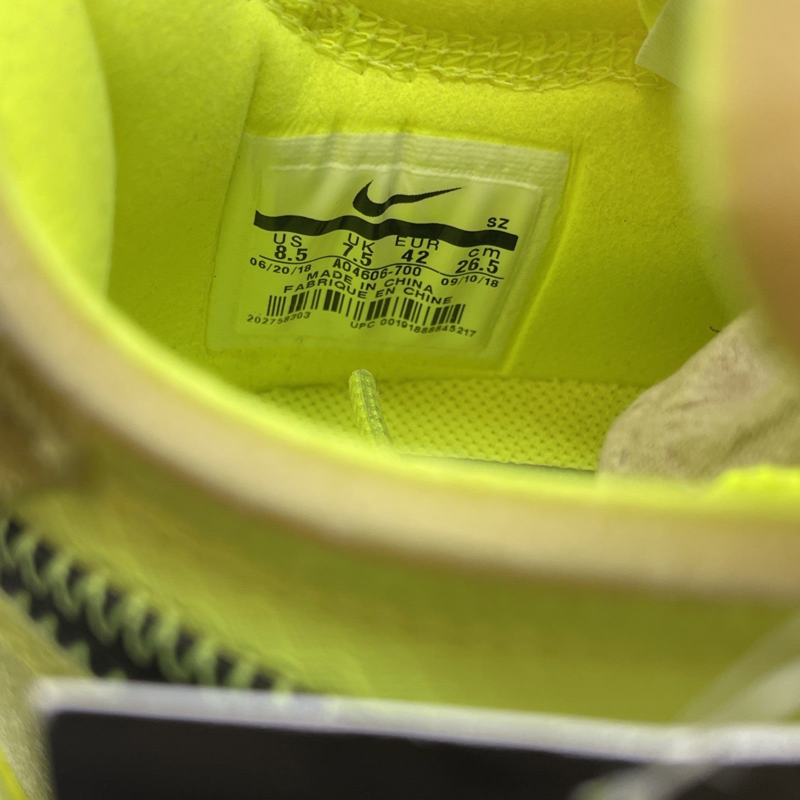 Size 8.5 - Nike Off-White x Air Force 1 Low Volt (AO4606-700)