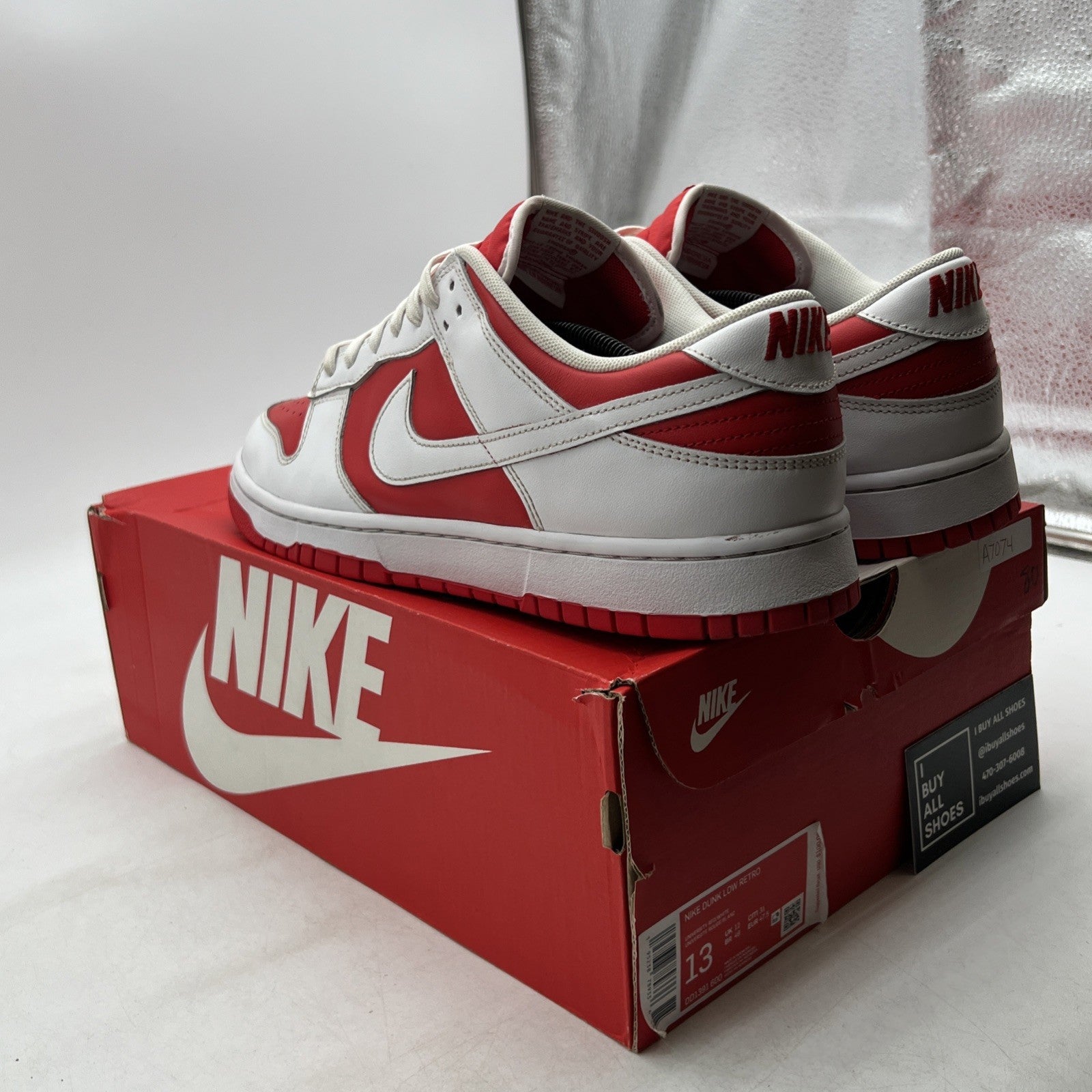 Size 13 - Nike Dunk Low Championship Red (DD1391-600)