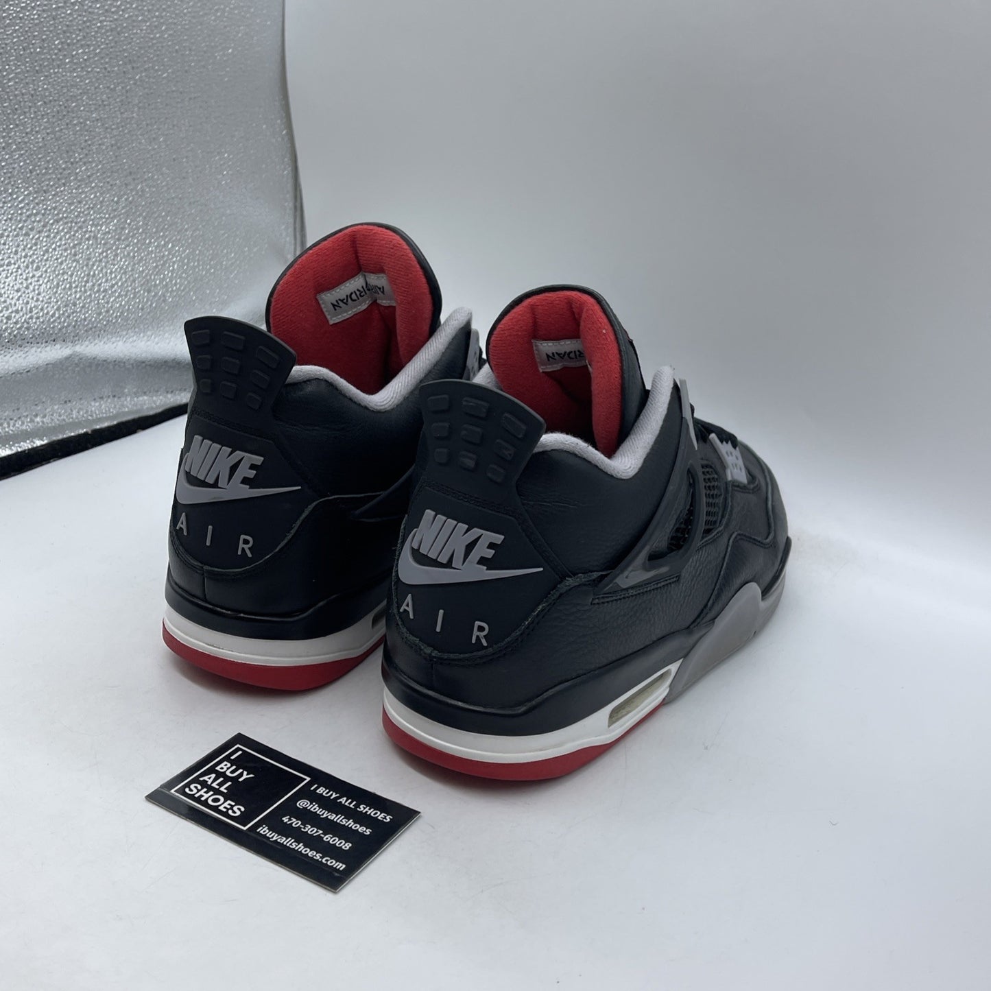 Size 13 - Air Jordan 4 Retro bred release 2012 (FV5029-006)