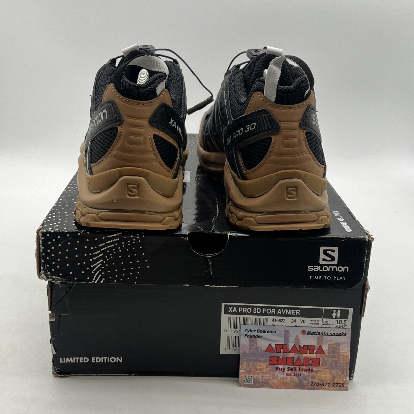 Size 11 - Salomon (L41662200) XA Pro 3D V9 Hiking - Natural/Black
