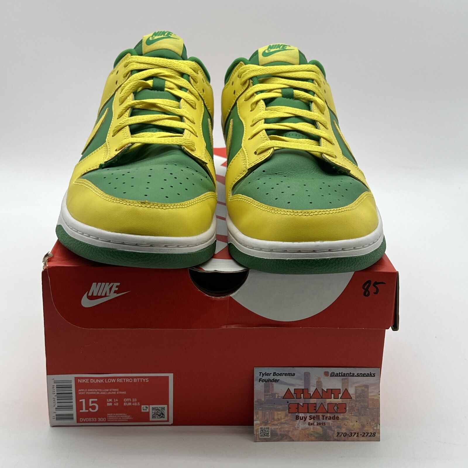 Size 15 - Nike Dunk Low Reverse Brazil (DV0833-300)