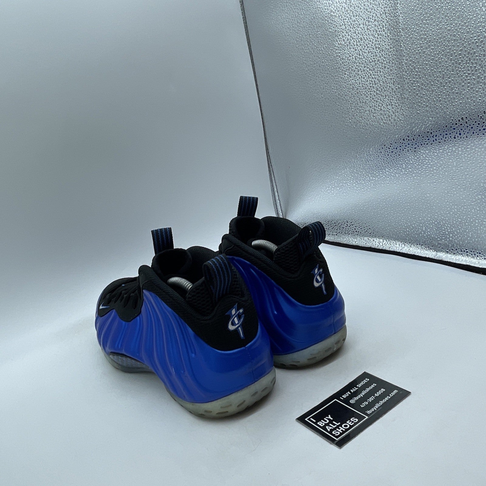 Size 10.5 - Nike Air Foamposite One 2024 Royal Blue Black Suede (FQ8181-511)