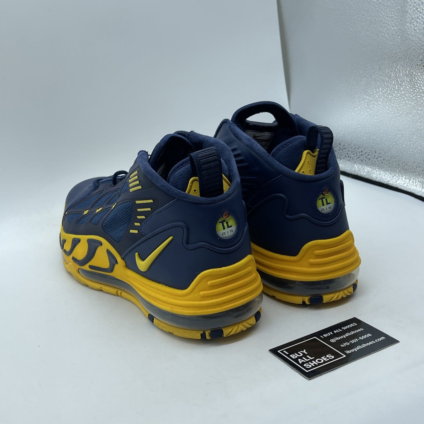 Size 13 - Nike Air Max Pillar Blue Yellow Suede Leather (525226-400)