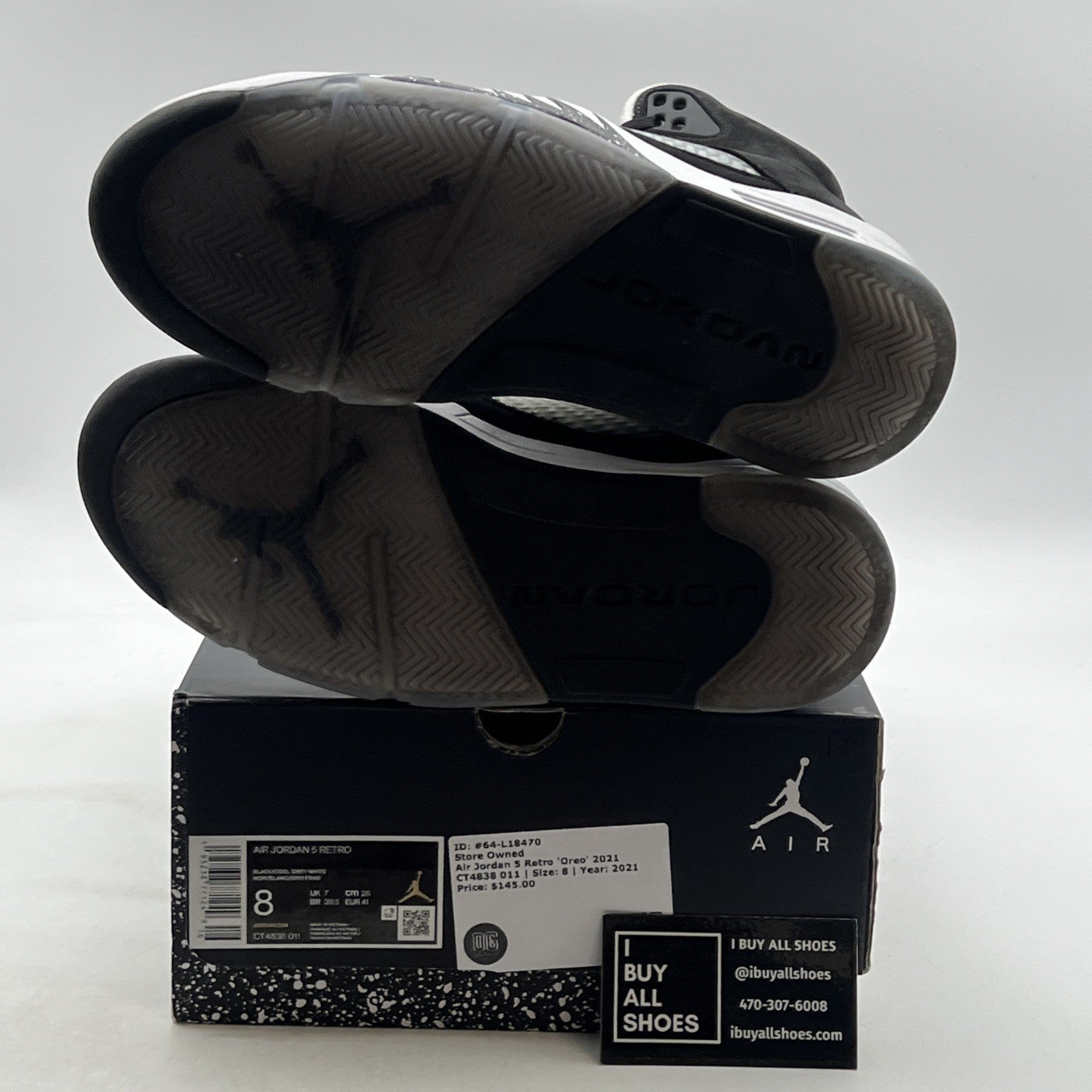Size 8 - Air Jordan 5 Retro Mid Oreo (CT4838-011)