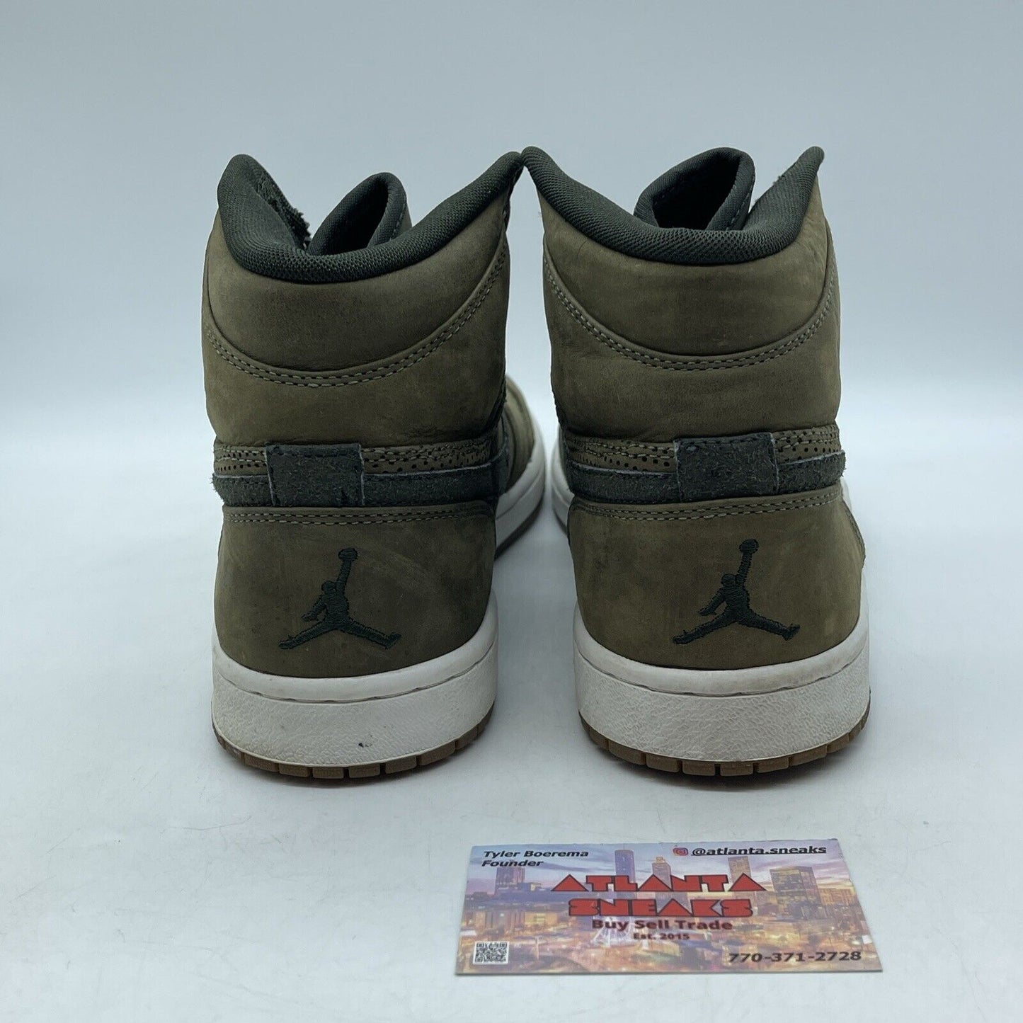 Size 11 - Air Jordan 1 Retro Premier High Urban Haze Olive White (332134-331)