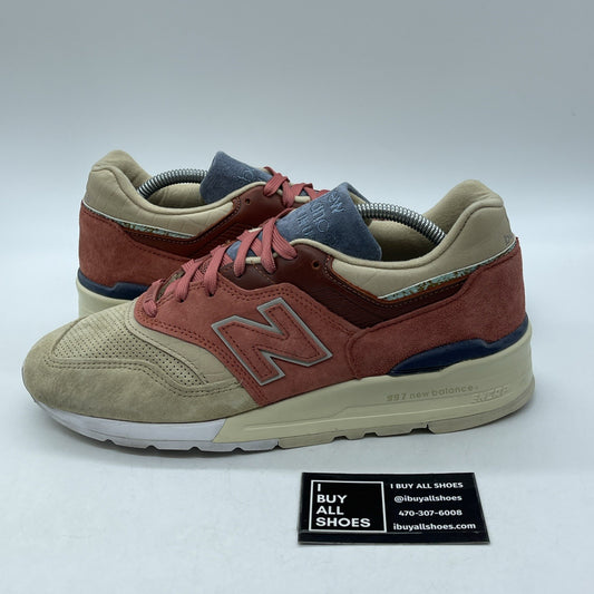 Size 9 - New Balance Stance x 997 First of All Brown Red Suede (M997ST)