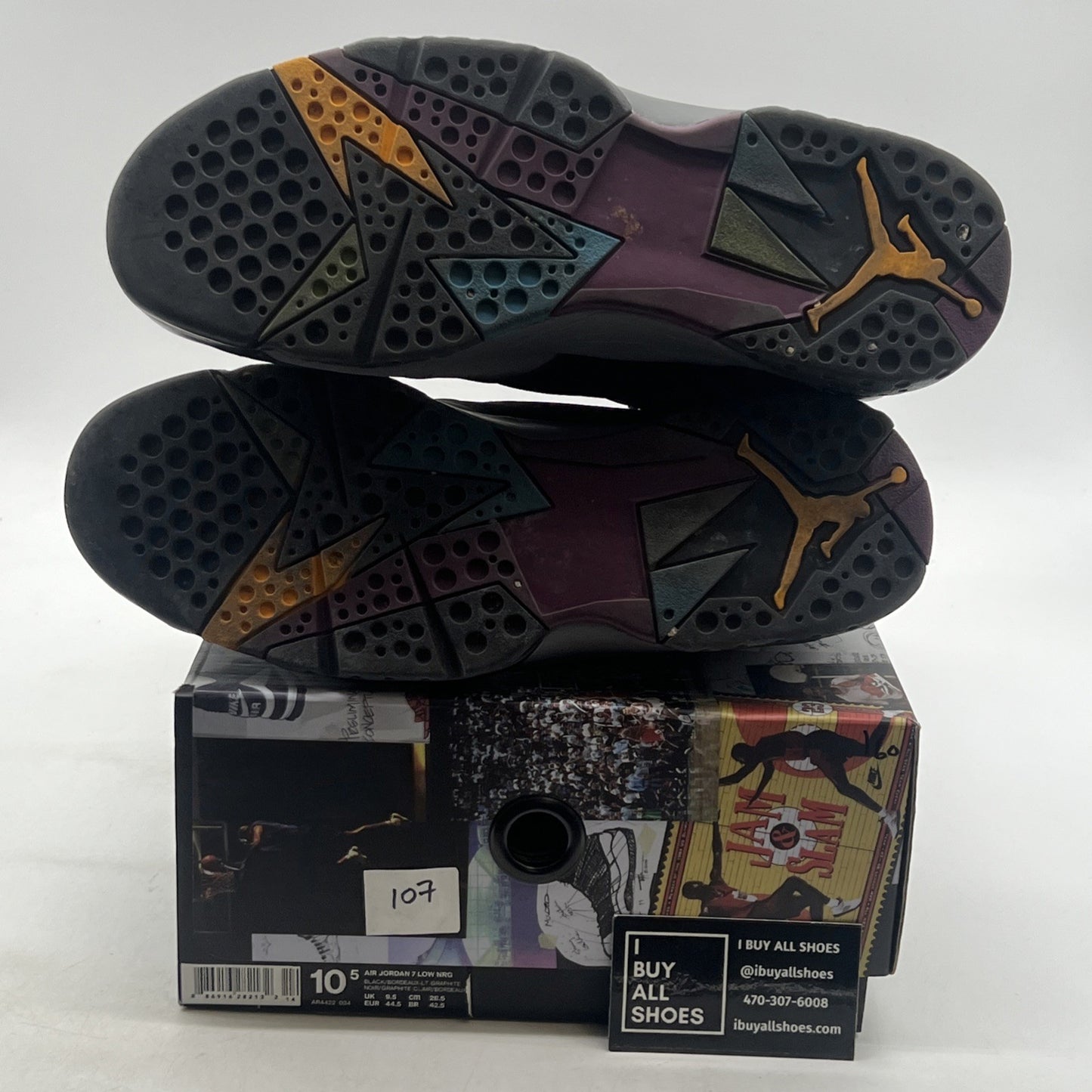 Size 10.5 - Air Jordan 7 Retro NRG Low Bordeaux (AR4422-034)