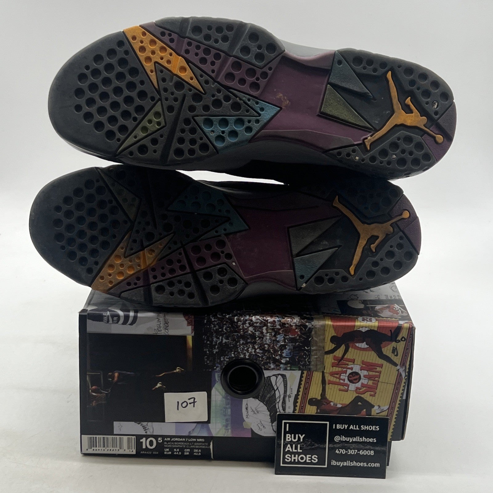 Size 10.5 - Air Jordan 7 Retro NRG Low Bordeaux (AR4422-034)