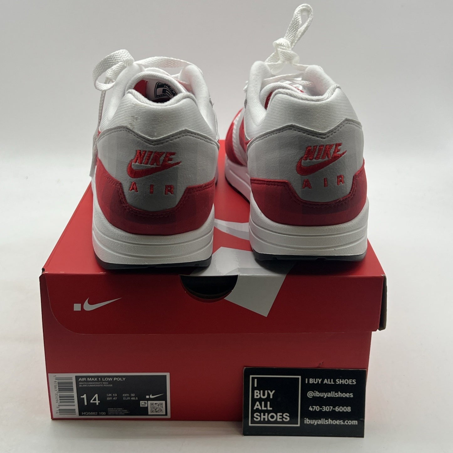 Size 14 - Nike Air Max 1 Low Poly (HQ5882-100)