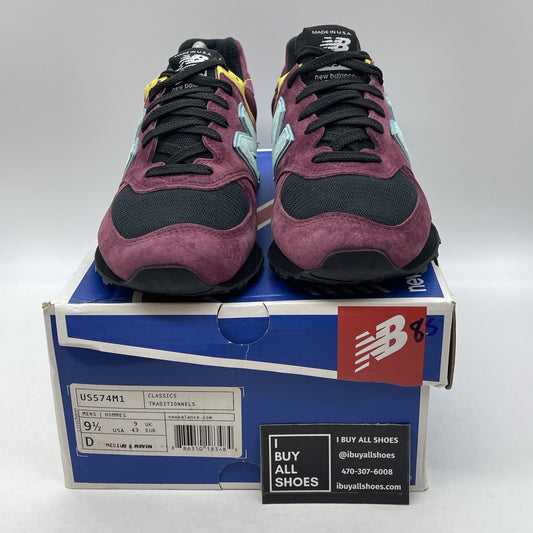 Size 9.5 - New Balance NB1 574 Custom Multicolor Purple Blue (US574M1)