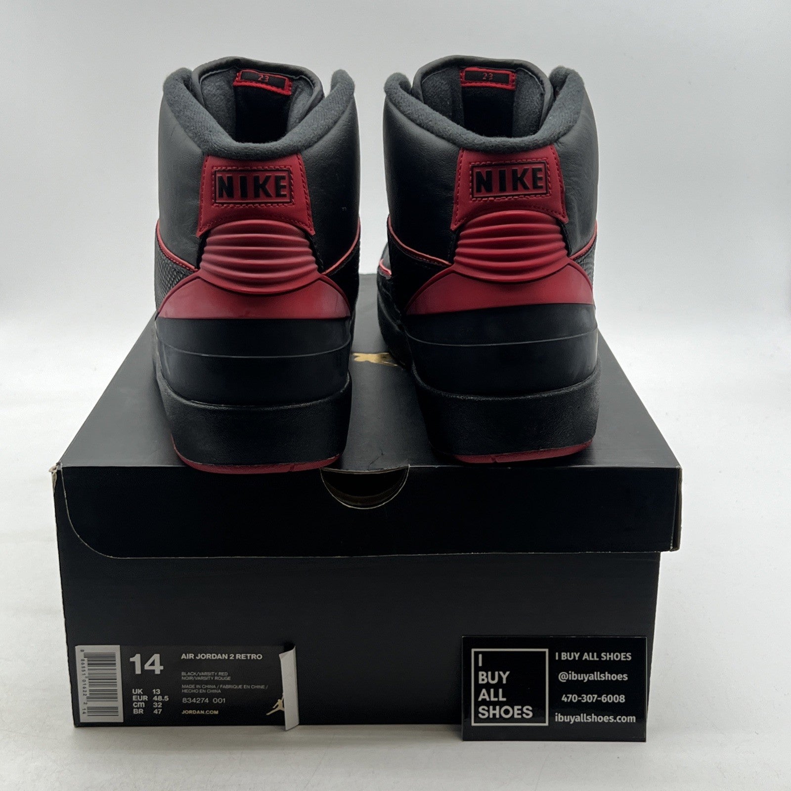 Size 14 - Air Jordan 2 Retro Alternate 87 (834274-001)