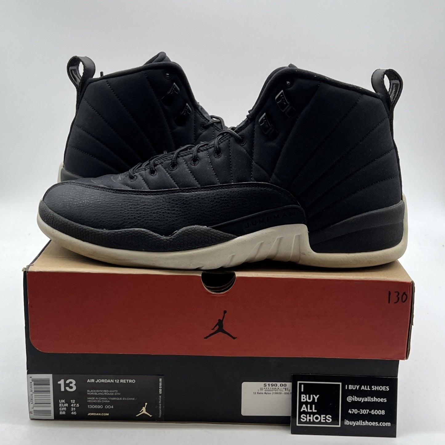 Size 13 - Air Jordan 12 Retro Neoprene (130690-004)