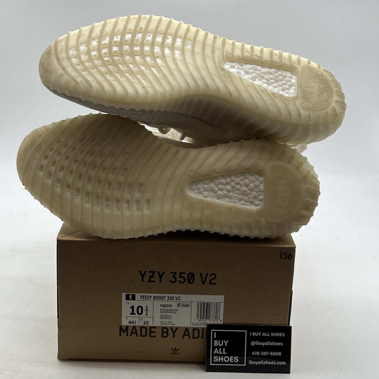 Size 10.5 - adidas Yeezy Boost 350 V2 Low Bone (HQ6316)