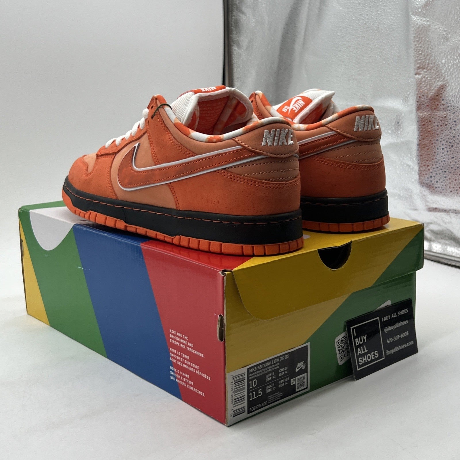 Size 10 - Nike Dunk Low SB x Concepts Orange Lobster (FD8776-800)