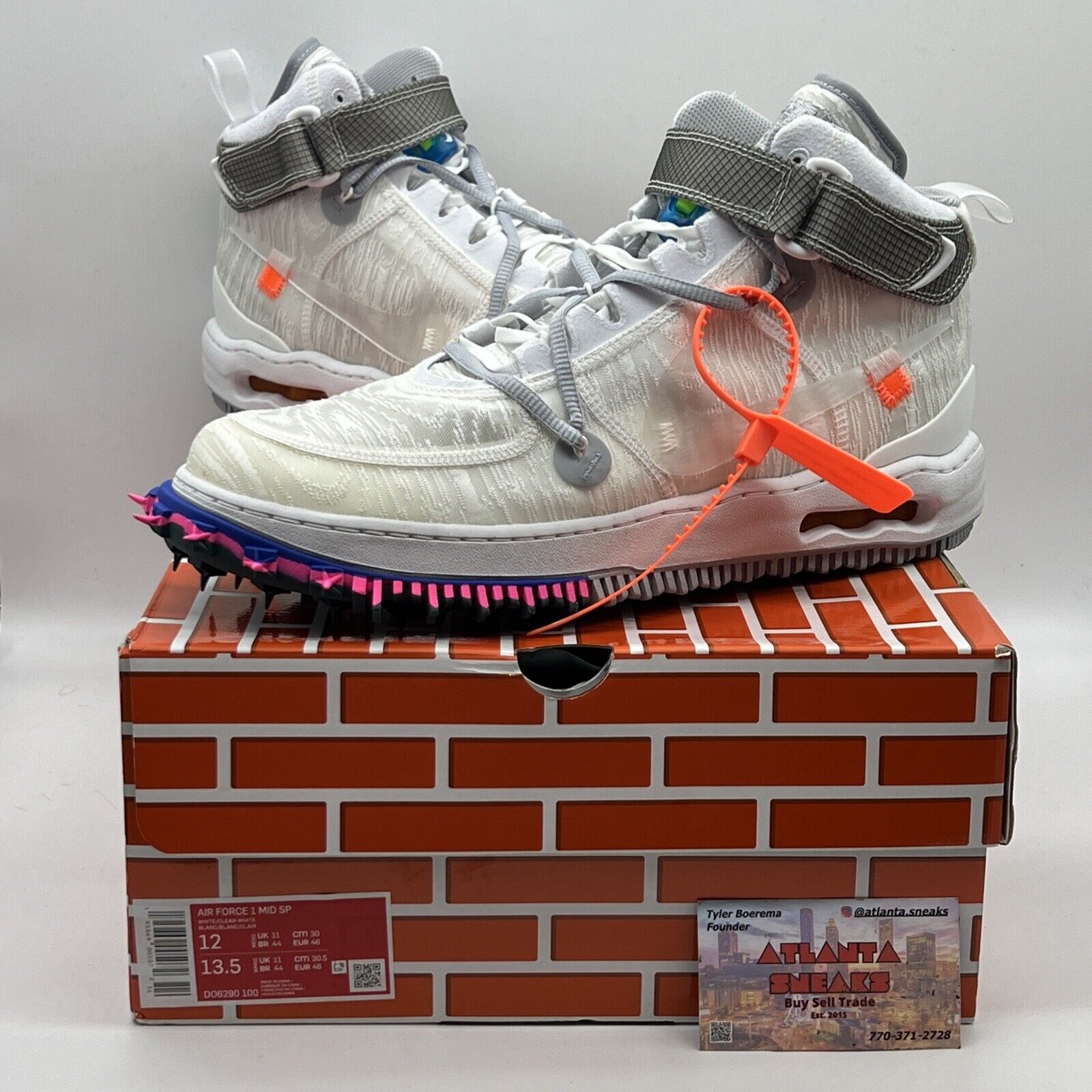 Size 12 - Nike Air Force 1 x Off-White White 2022 Brand New Og All
