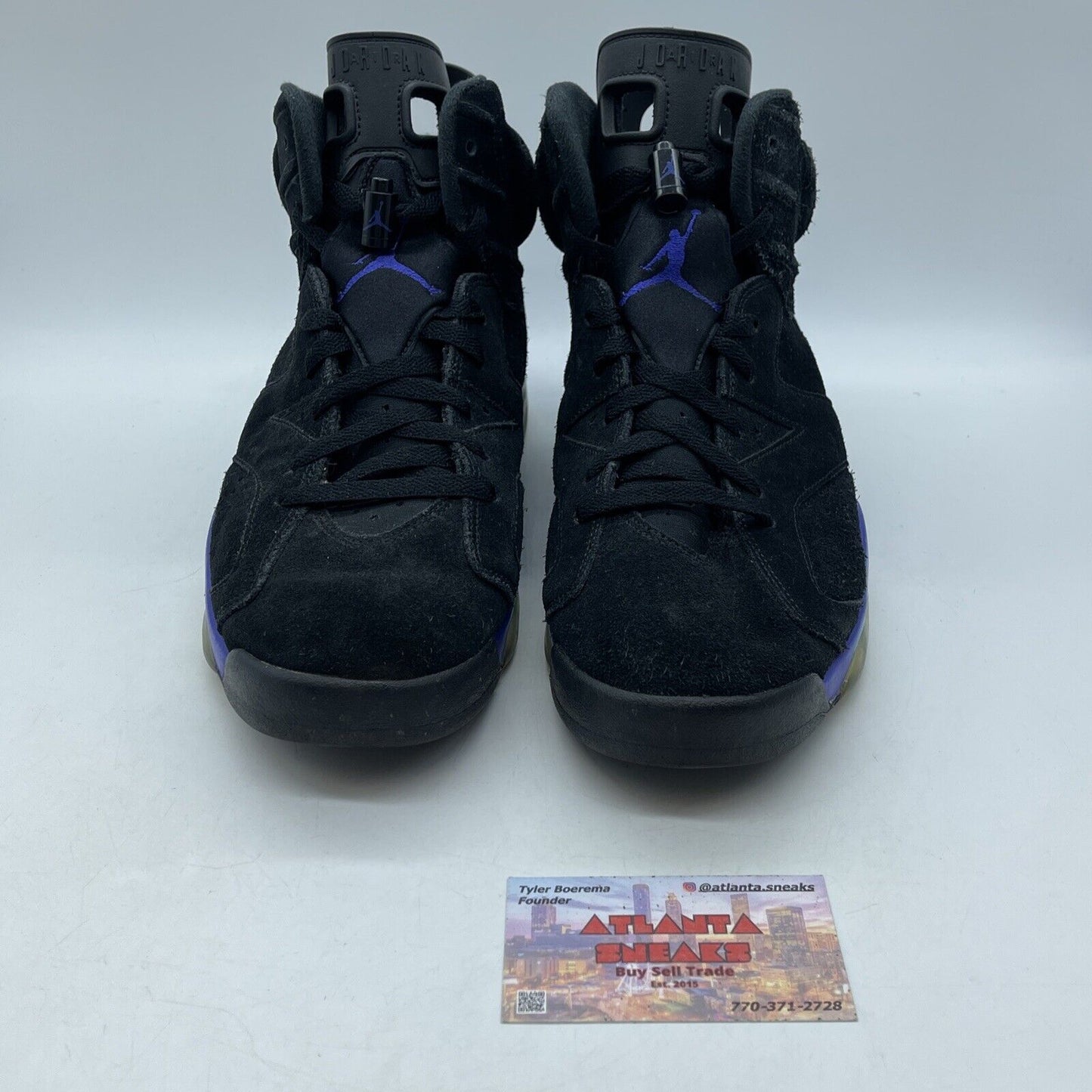 Size 11 - Air Jordan 6 Retro Aqua Black Blue Purple White Suede (CT8529-004)