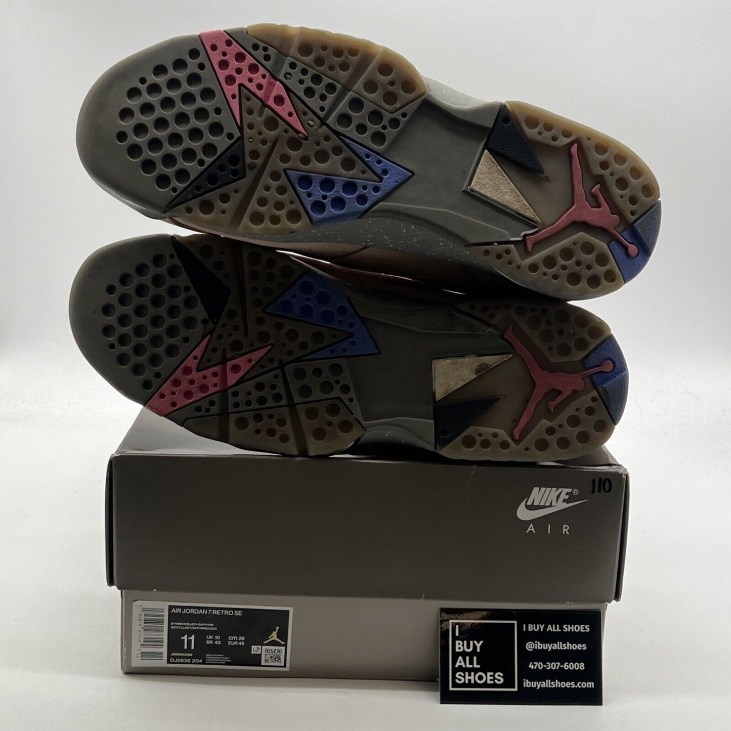 Size 11 - Air Jordan 7 Retro SE Sapphire (DJ2636-204)