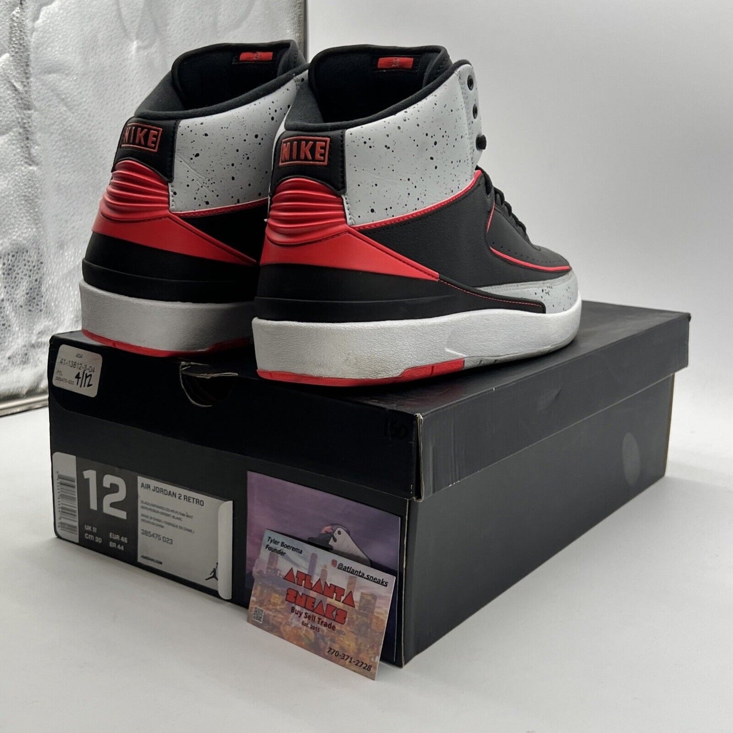 Size 12 - Air Jordan 2 Retro Infrared 23 (385475-023)