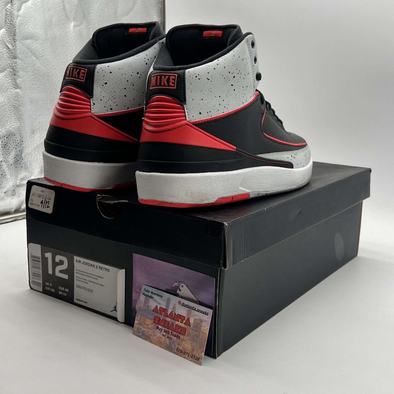 Size 12 - Air Jordan 2 Retro Infrared 23 (385475-023)