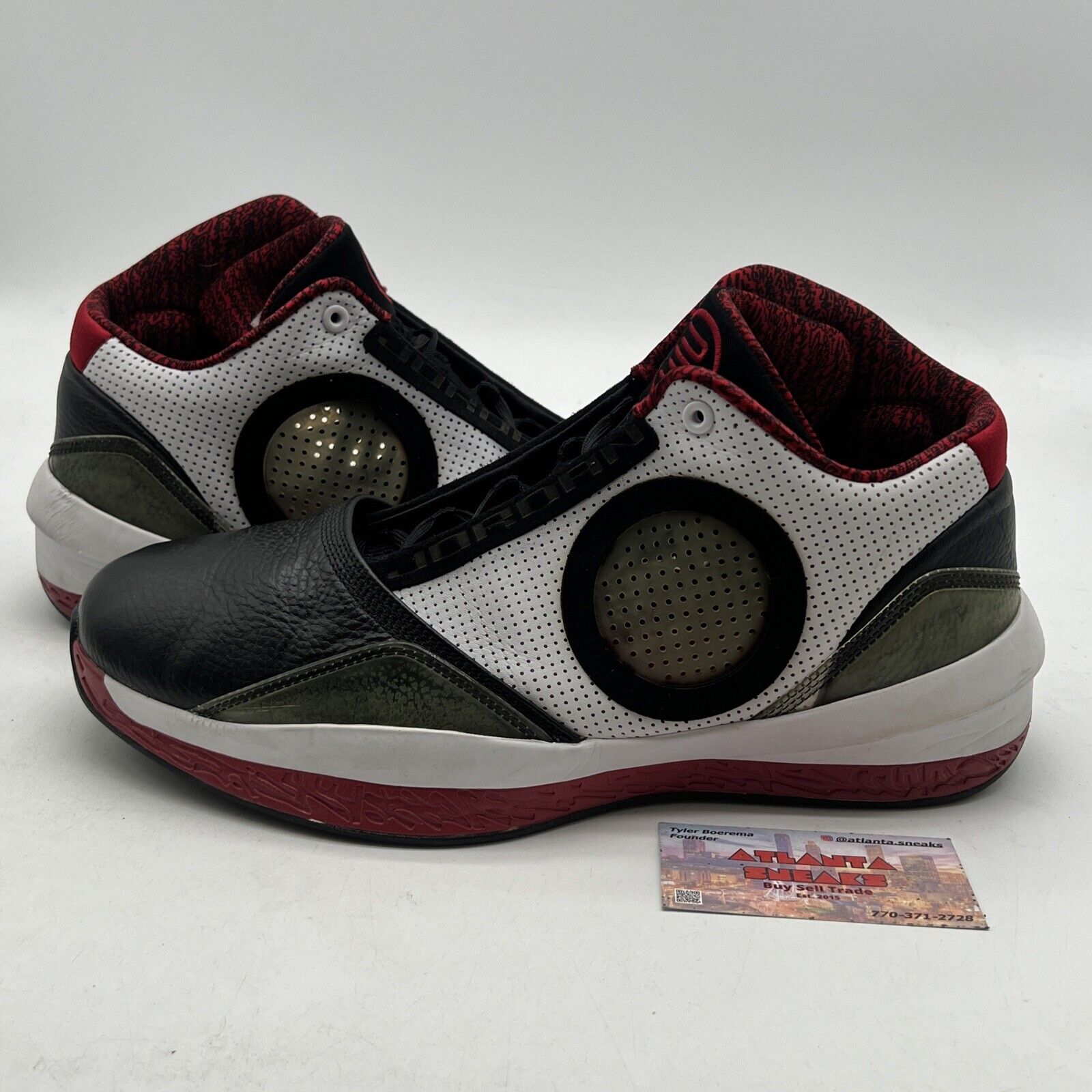 Size 9 - Air Jordan 2010 Black Varsity Red (387358-061)