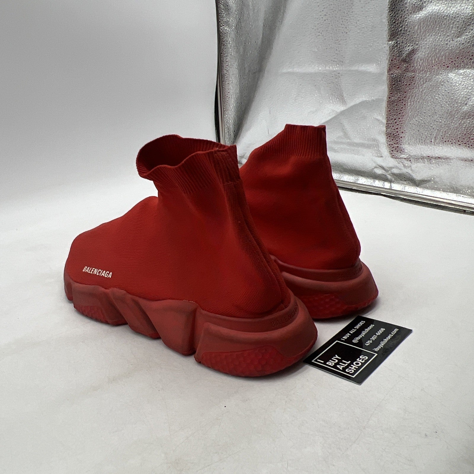 Size 12 - Balenciaga Speed Trainer Red