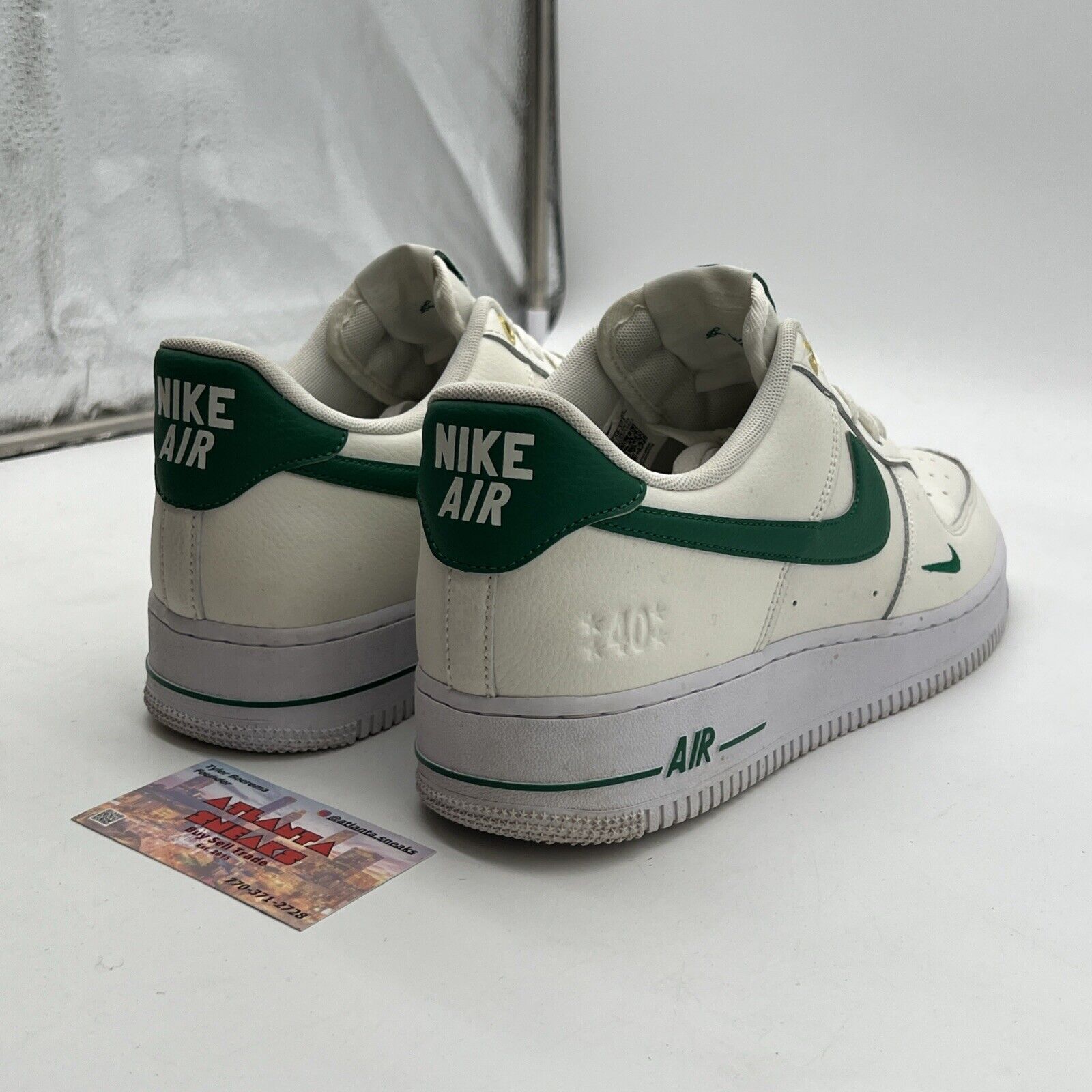 Size 11.5 - Nike Air Force 1 '07 LV8 40th Anniversary - Sail Malachite