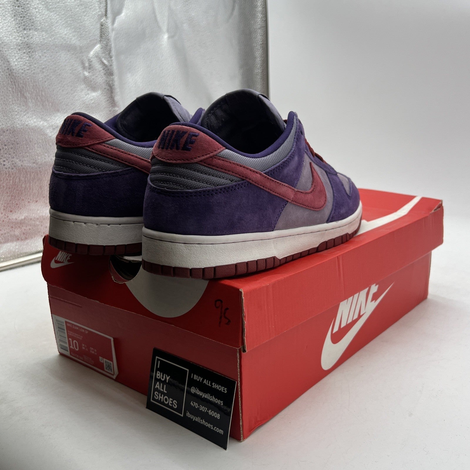 Size 10 - Nike Dunk Retro Vol. 1 SP 2020 Low Plum (CU1726-500)