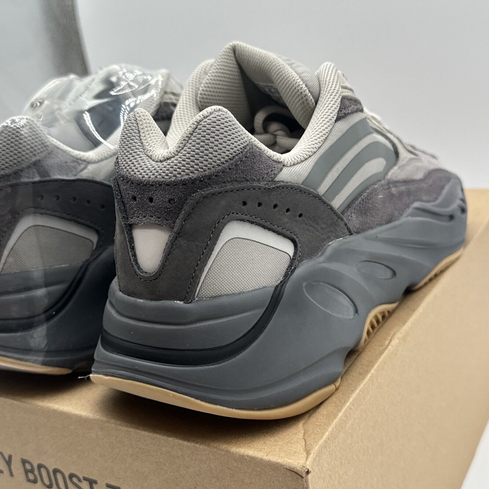 Size 12 - adidas Yeezy Boost 700 V2 Low Tephra Brown Grey Suede Gum Bottom