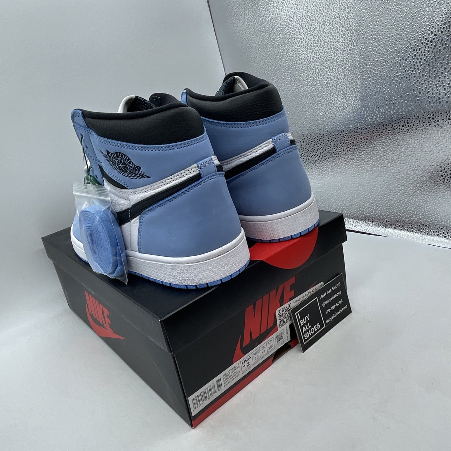 Size 12 - Air Jordan 1 Retro OG High University Blue (555088-134)