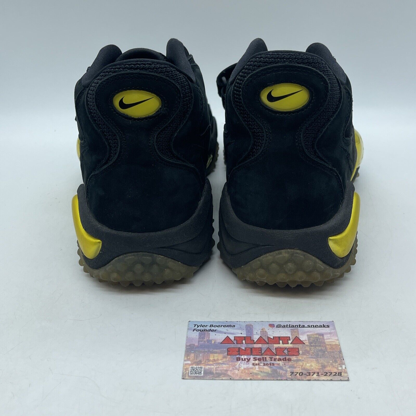 Size 12 - Nike Air Zoom Turf Jet 97 Qs Oregon Ducks Black Suede (585387-002)