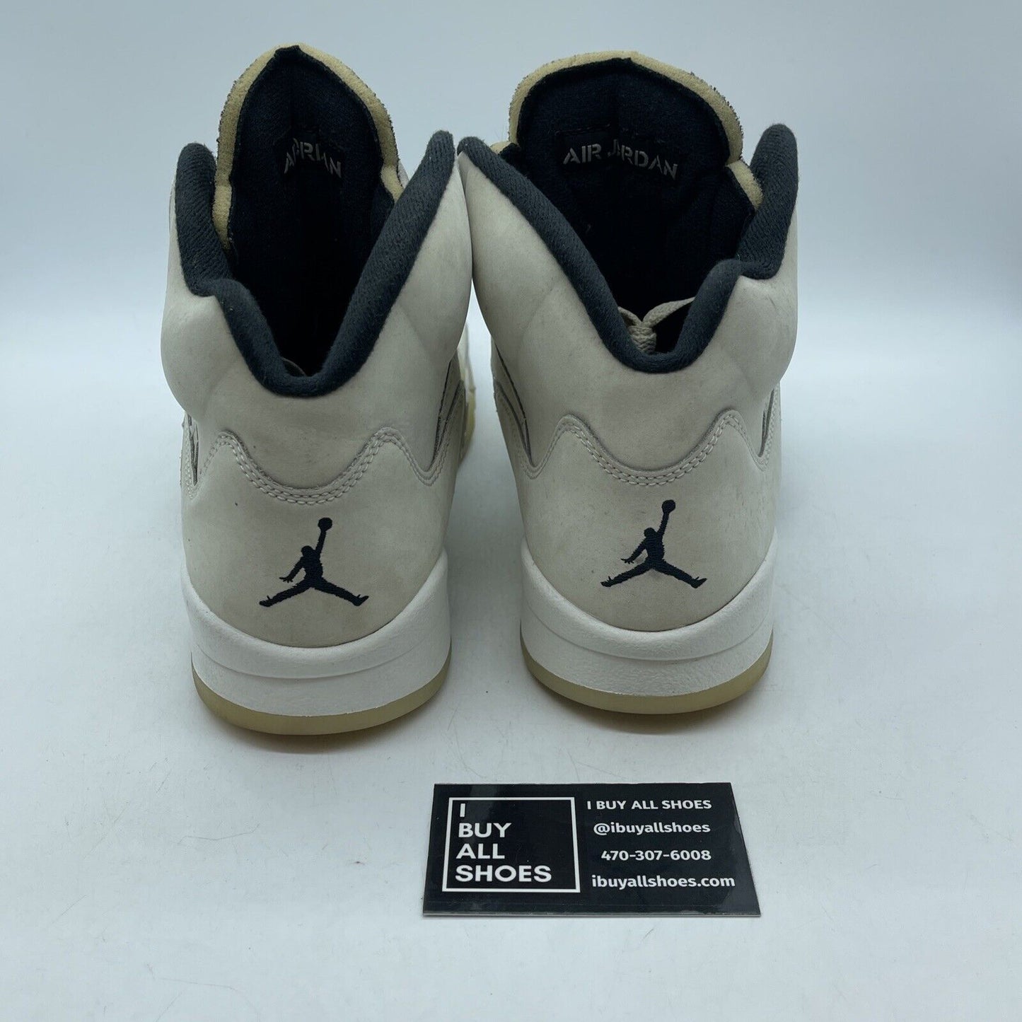 Size 10.5 - Air Jordan 5 Retro SE Sail Tan White Black Suede (FN7405-100)