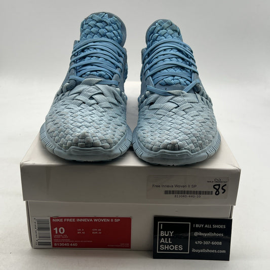 Size 10 - Nike Free Inneva Woven 2 SP Blue (813040-440)