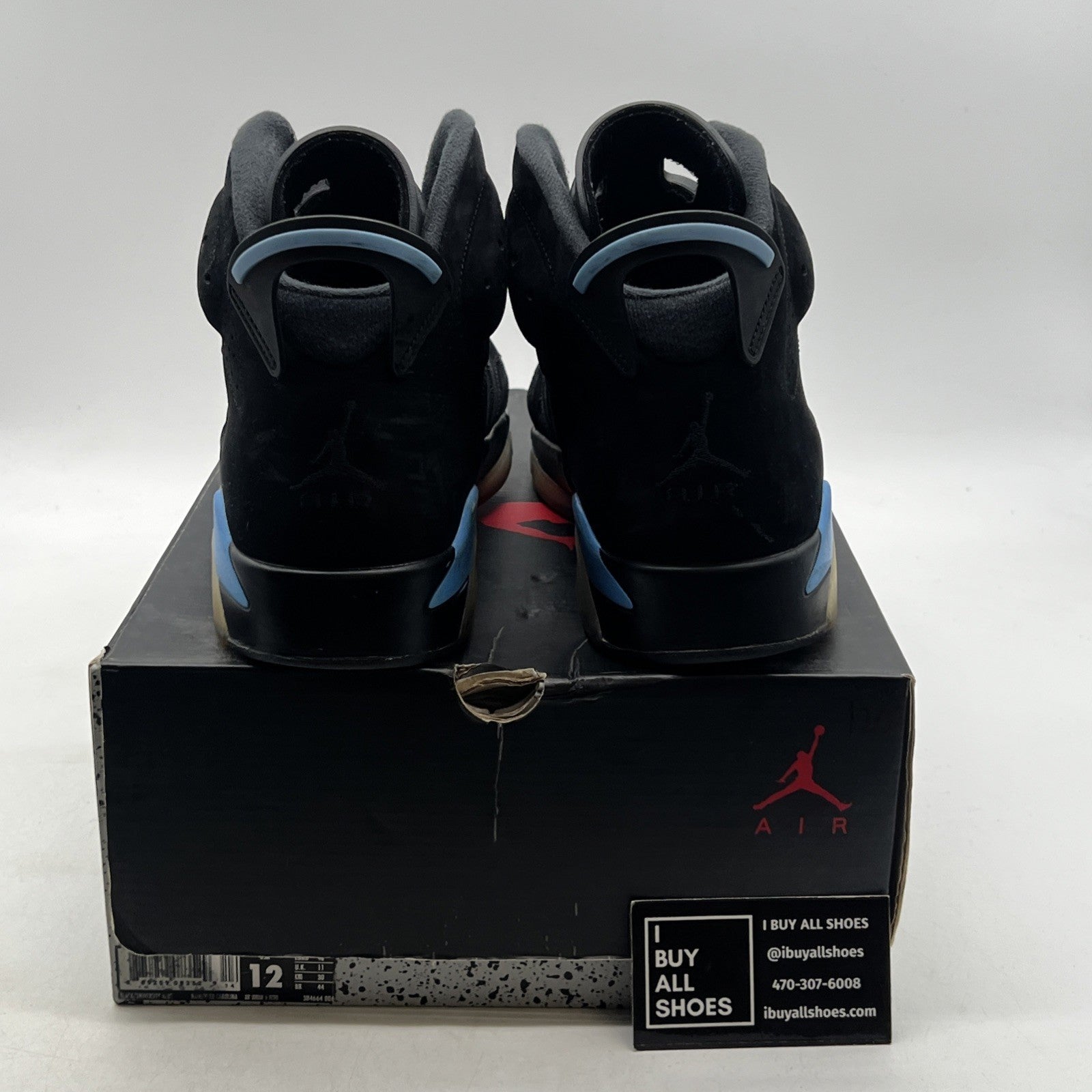 Size 12 - Air Jordan 6 Retro UNC (384664-006)