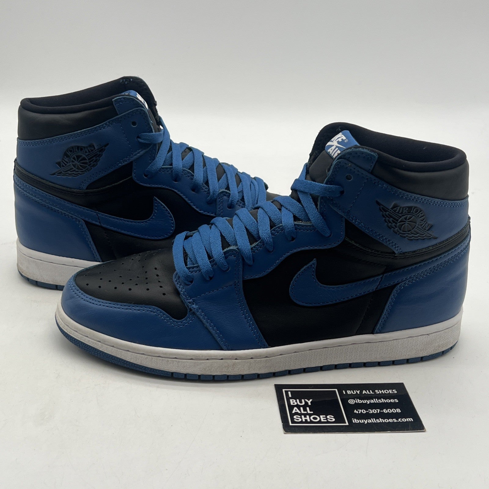 Size 10.5 - Air Jordan 1 Retro OG High Dark Marina Blue (555088-404)
