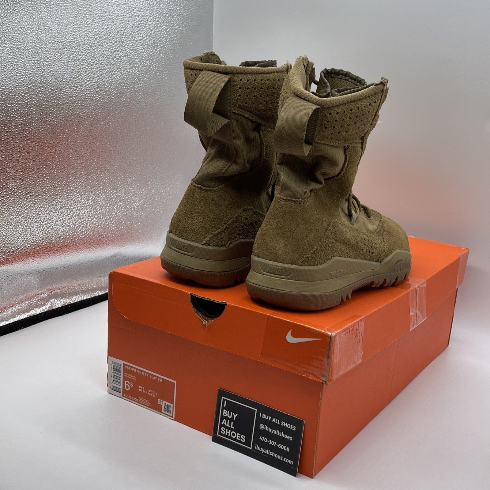 Size 6.5 - Nike SFB Field 2 8 Inch Leather Coyote Brown Suede (AQ1202-900)