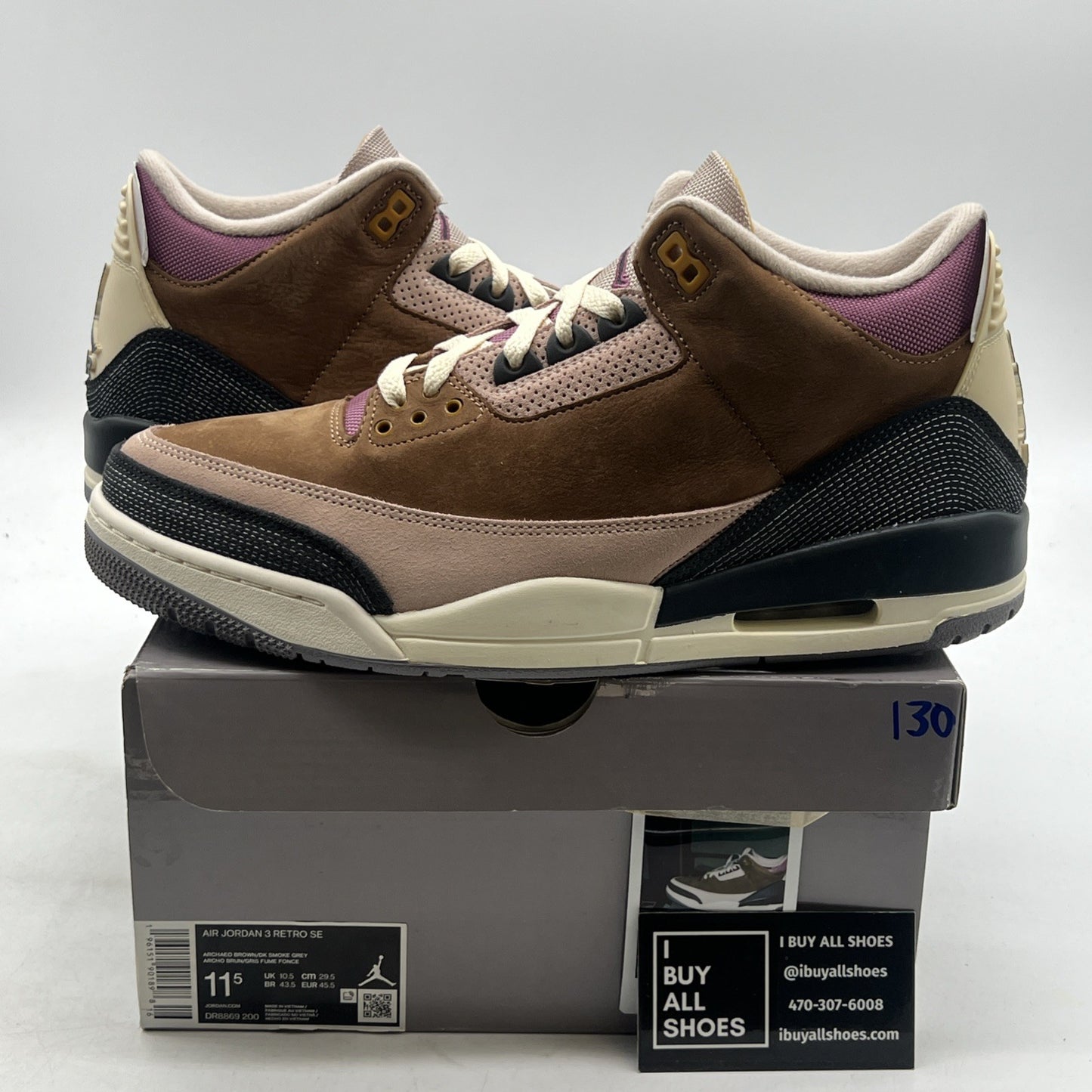 Size 11.5 - Air Jordan 3 Retro SE Winterized (DR8869-200)