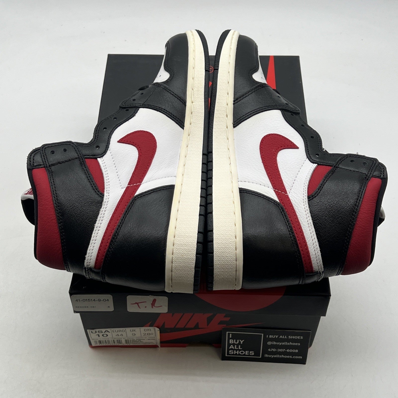 Size 10 - Air Jordan 1 Retro High OG Gym Red 2019 (555088-061)