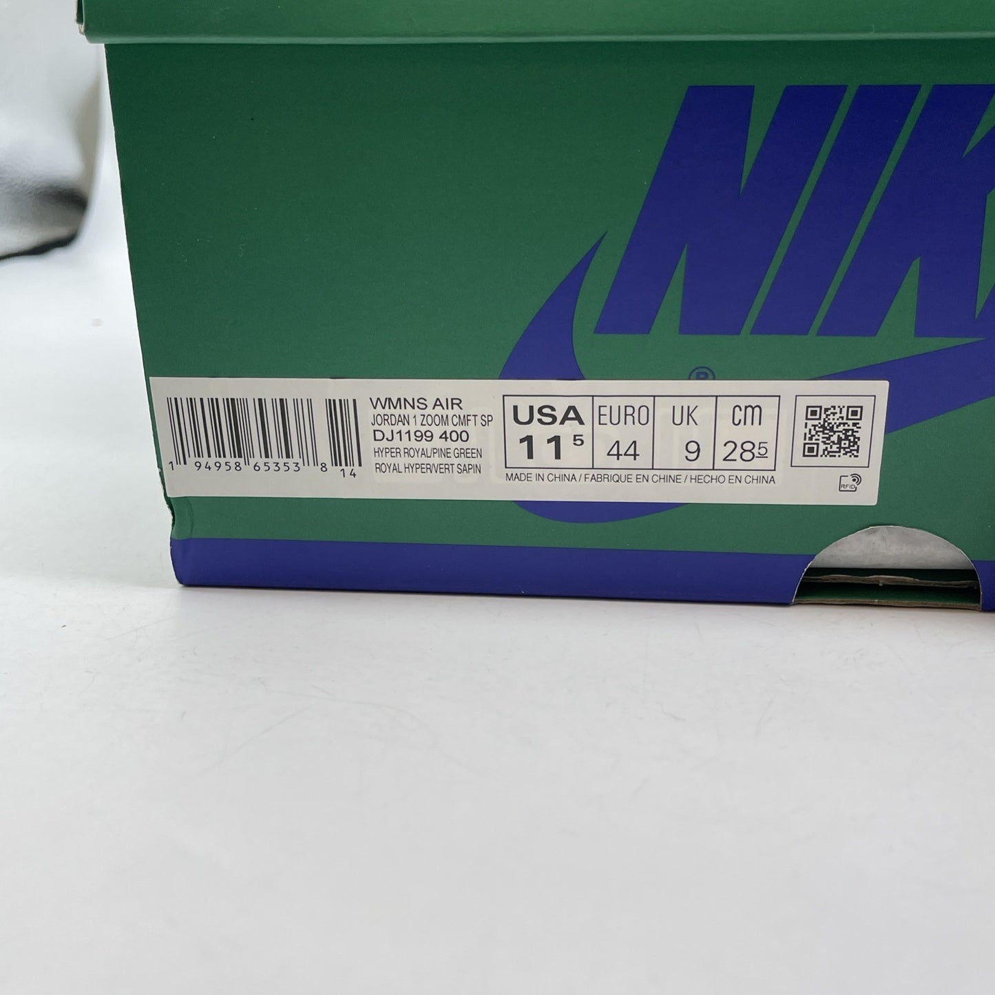 Size 11.5W - Aleali May x Air Jordan 1 Zoom Comfort High Califia (DJ1199-400)