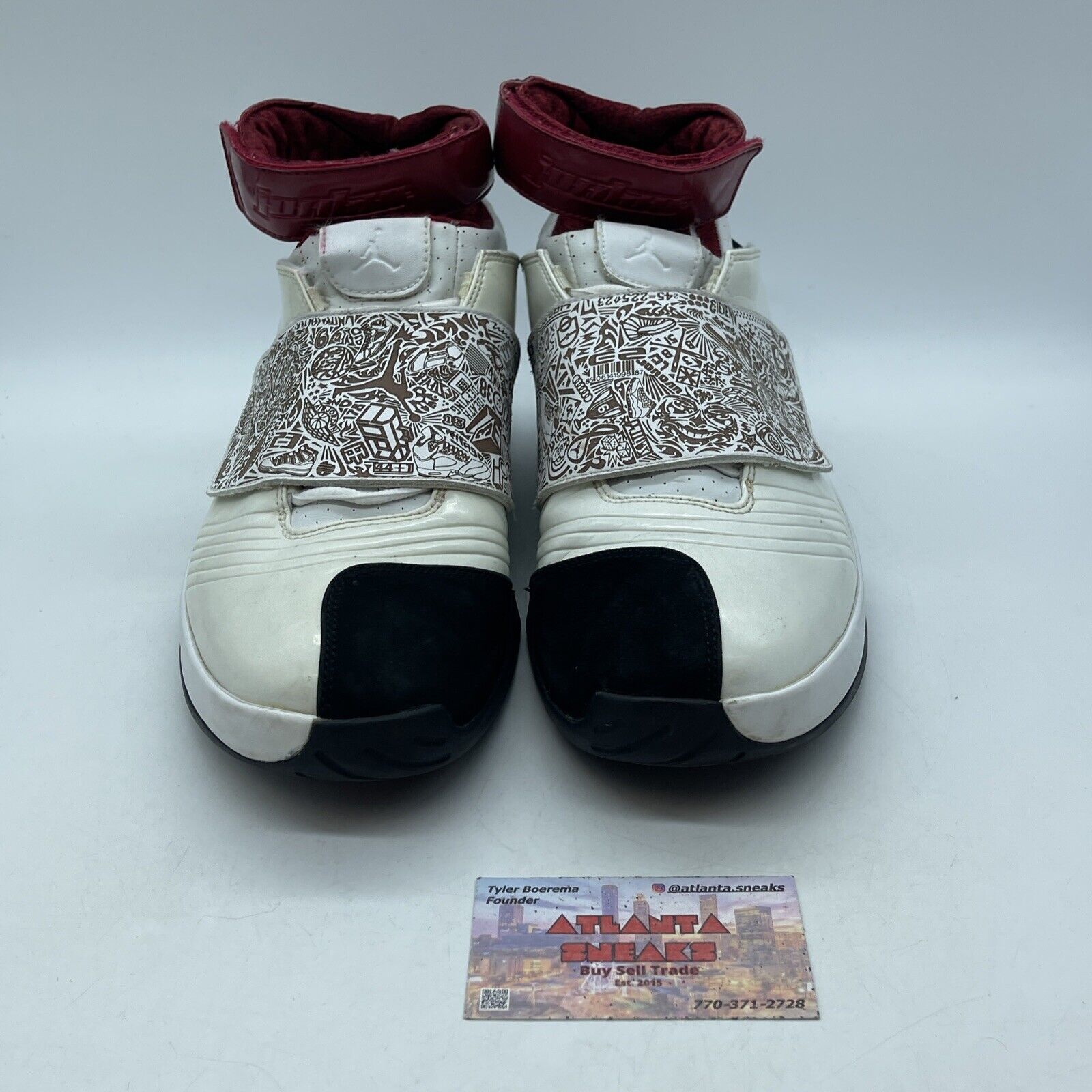 Size 10.5 - Air Jordan 20 OG White Varsity Red White Leather Suede (310455-161)