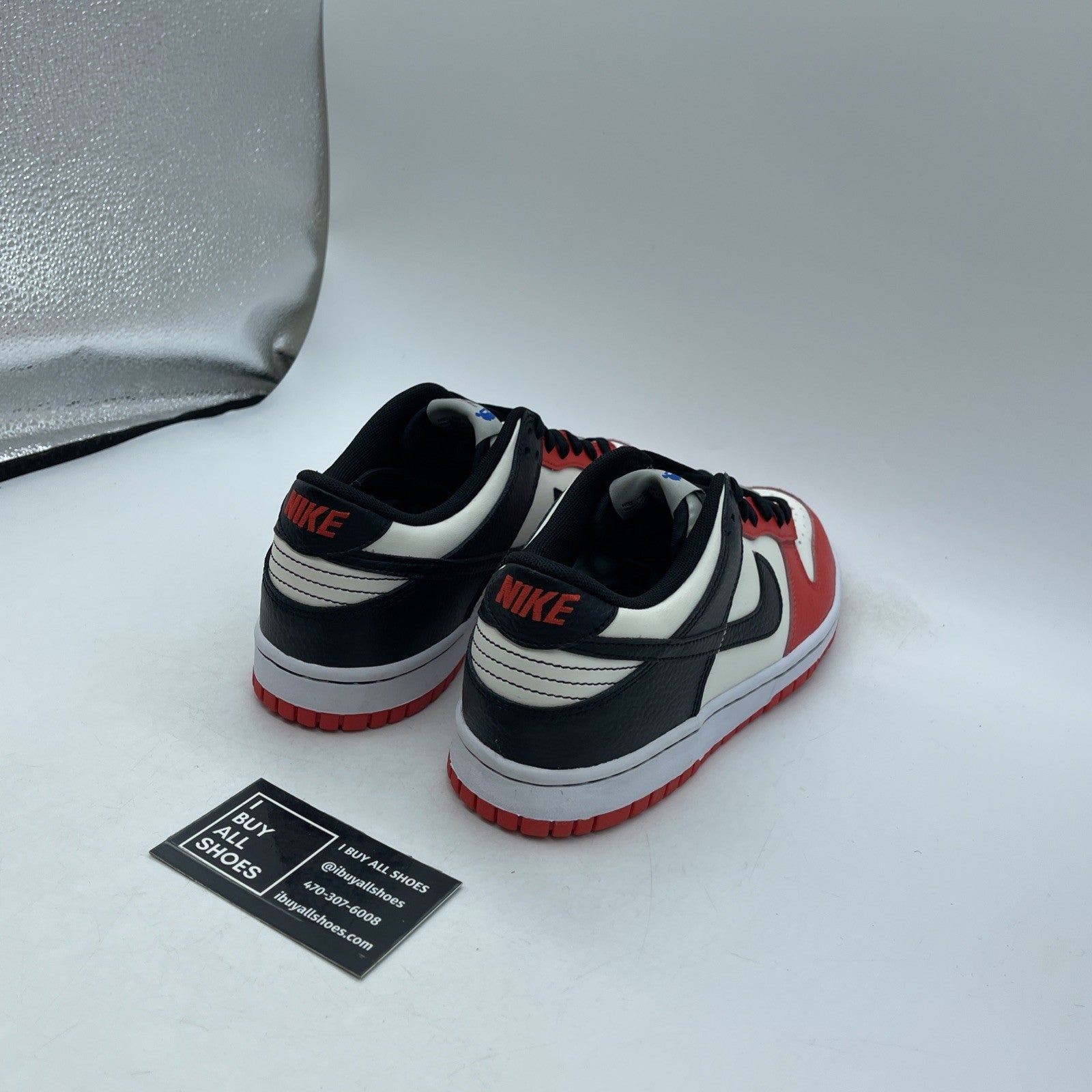 Size 7Y - Nike Dunk Low EMB x NBA Black (DO6288-100)