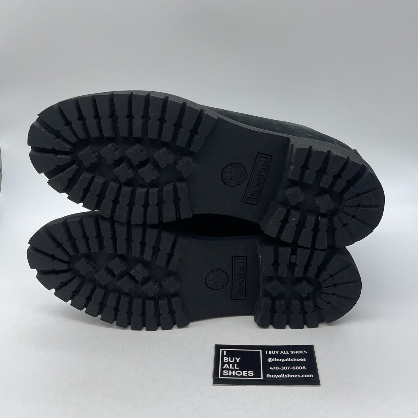 Size 10 - TIMBERLAND 6” Premium Boot Black Nubuck Suede Leather (10073)