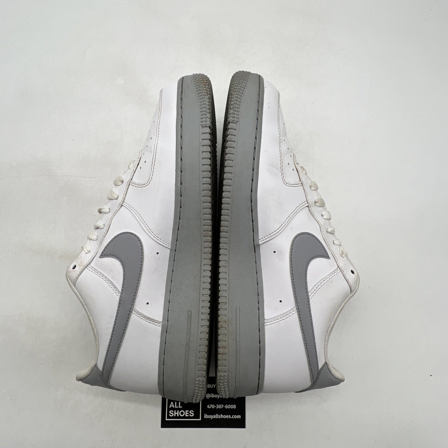Size 10.5 - Nike Air Force 1 '07 White Grey Sole (CK7663-104)