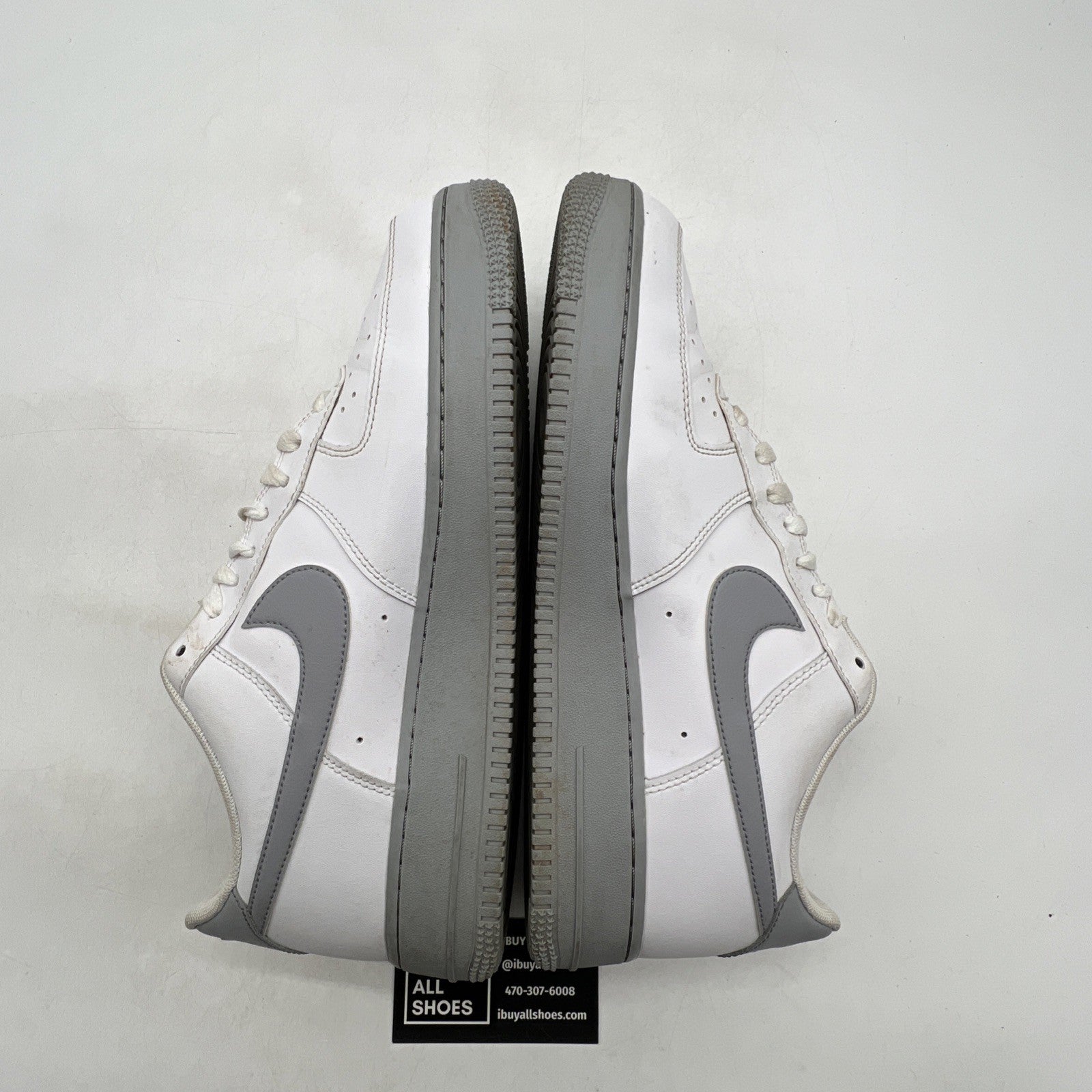 Size 10.5 - Nike Air Force 1 '07 White Grey Sole (CK7663-104)
